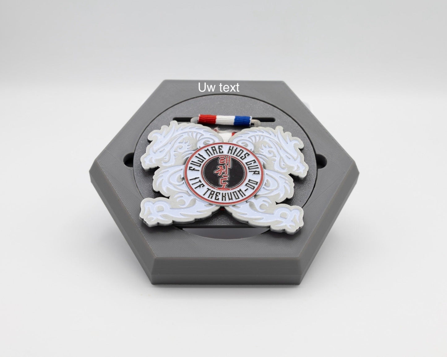 medalux grijs gepersonaliseerd